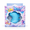 Стимулятор клитора UNIVIBE Единорог с длинным вращающимся язычком, голубой, 7,5 см фото №2 — секс игрушки: Украина, NO TABOO