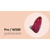 Клиторальный стимулятор Womanizer Pro W500 Magenta с принтом кружева, фиолетовый фото №7 — секс игрушки: Украина, NO TABOO