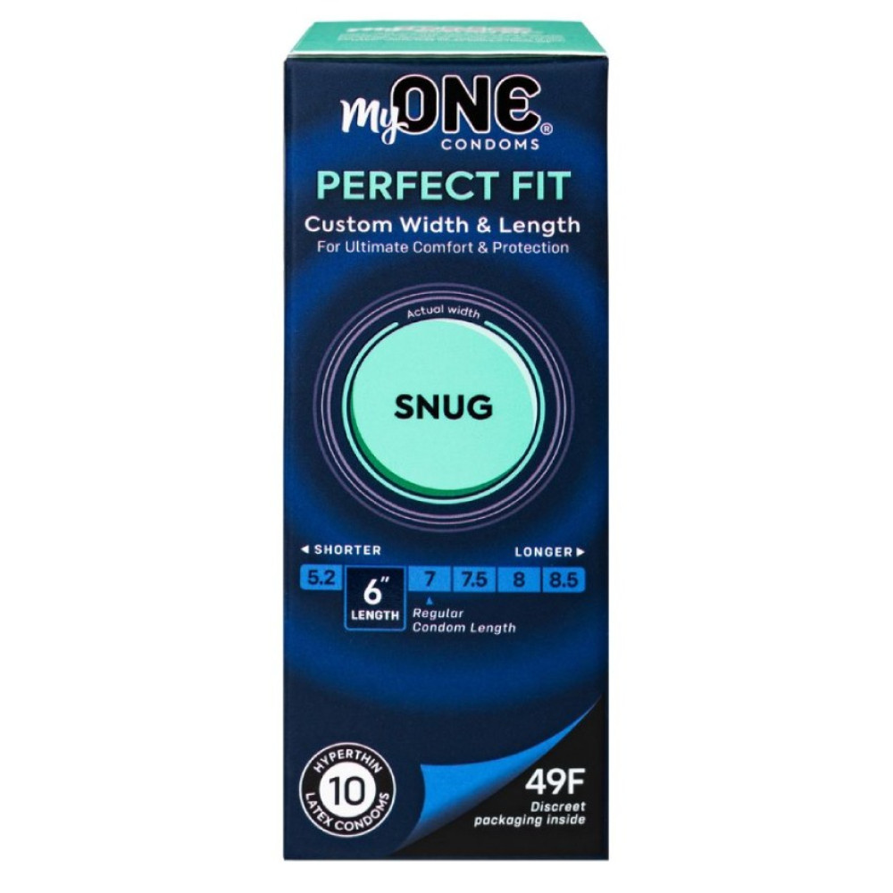 Презервативы MyONE Snug размер 49F, 49 мм х 15.2 см, 10 шт, фото №0 — секс шоп Украина, NO TABOO