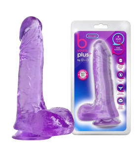 Фаллоимитатор реалистичный Blush Ram N' Jam на присоске, фиолетовый, 20.3 х 4.4 см - No Taboo