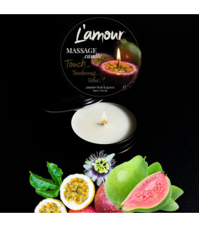 Массажная свеча, 30 мл, L'amour Passionfruit & Guava мускус + маракуйя + гуава - No Taboo
