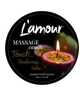 Массажная свеча, 30 мл, L'amour Passionfruit & Guava мускус + маракуйя + гуава - No Taboo