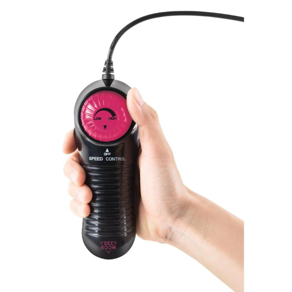 Секс-машина Dreamtoys Sex Room Sex Machine с насадками и пультом, черная фото №11 — секс игрушки: Украина, NO TABOO