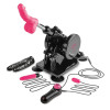 Секс-машина Dreamtoys Sex Room Sex Machine с насадками и пультом, черная фото №1 — секс игрушки: Украина, NO TABOO