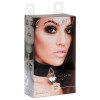 Нашийник Kinky Diva Heart Lock & Key із замочком і ключиком, чорний зі срібною фурнітурою, фото №2 — секс шоп Україна, NO TABOO