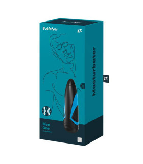 Мастурбатор Satisfyer Men One вакуумный, черный, 25 х 7.2 см - No Taboo
