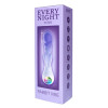 Вибратор-кролик со светодиодом Every Night Rabbit Vibe для точки G, фиолетовый, 19.3 х 4.8 см фото №2 — секс игрушки: Украина, NO TABOO