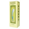 Вибратор со светодиодом Every Night Toys для точки G, зеленый, 16.6 х 3.5 см фото №2 — секс игрушки: Украина, NO TABOO