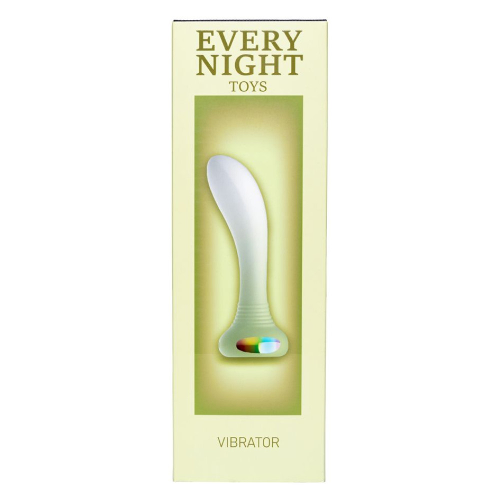 Универсальный вибратор с подсветкой Every Night Toys для точки G или P, зеленый, 14.2 х 3.3 см, 14.2 х 3.3 см фото №5 — секс игрушки: Украина, NO TABOO
