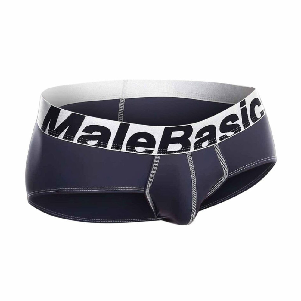 Мужские трусы MaleBasics Microfiber Brief серые, L, фото №3 — секс шоп Украина, NO TABOO