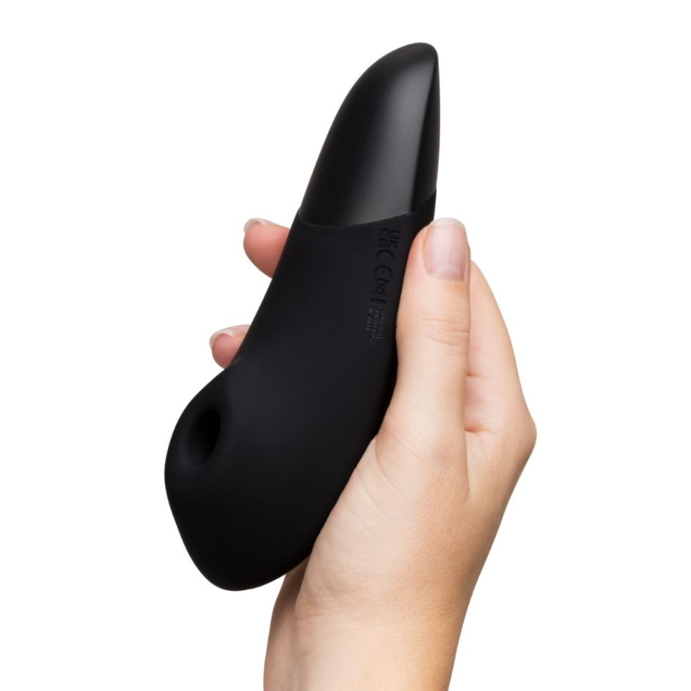 Клиторальный стимулятор 2 в 1 Womanizer Enhance Black вакуумная стимуляция и вибрация, черный фото №21 — секс игрушки: Украина, NO TABOO