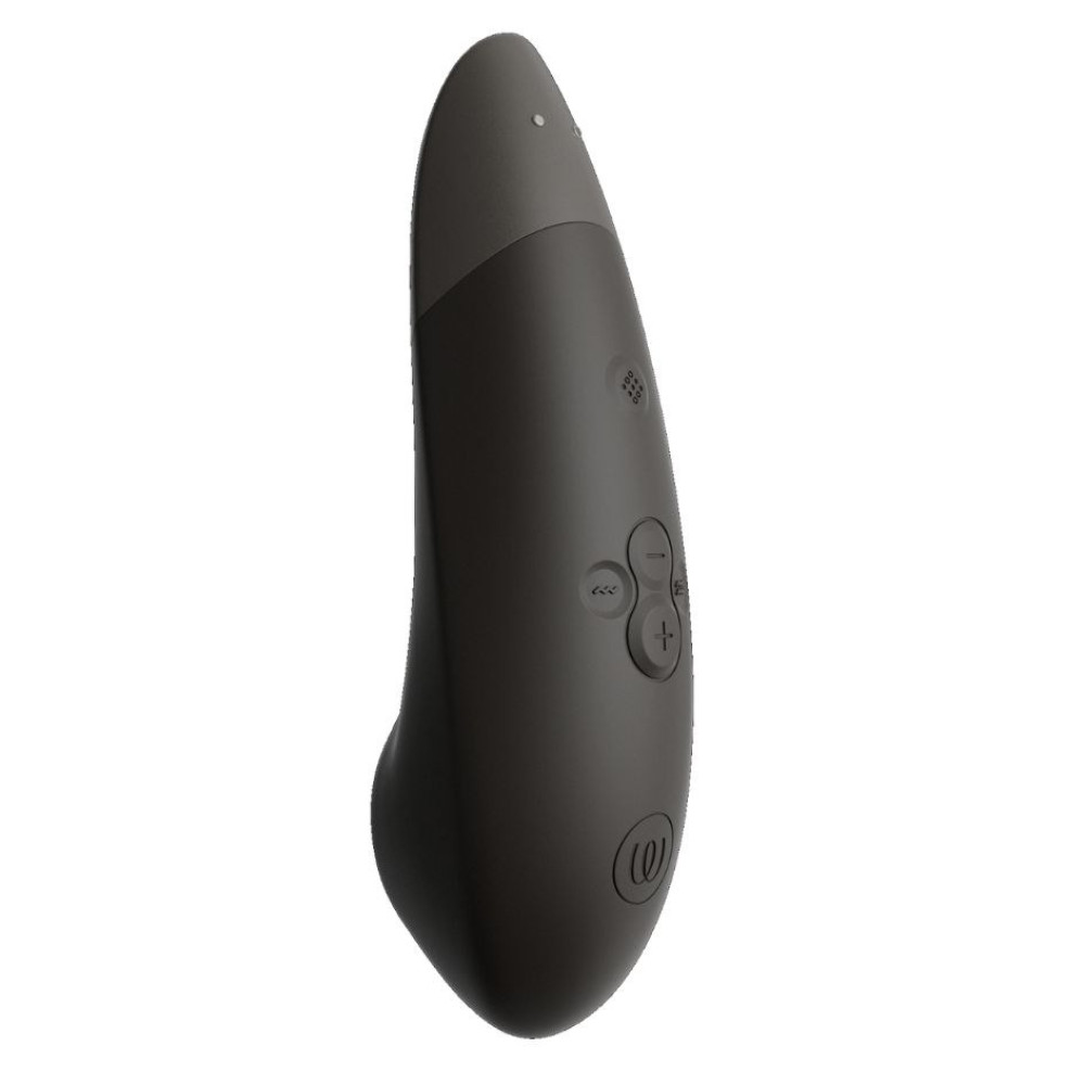 Клиторальный стимулятор 2 в 1 Womanizer Enhance Black вакуумная стимуляция и вибрация, черный фото №16 — секс игрушки: Украина, NO TABOO
