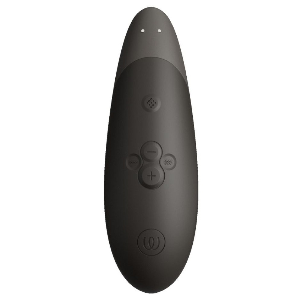 Клиторальный стимулятор 2 в 1 Womanizer Enhance Black вакуумная стимуляция и вибрация, черный фото №14 — секс игрушки: Украина, NO TABOO