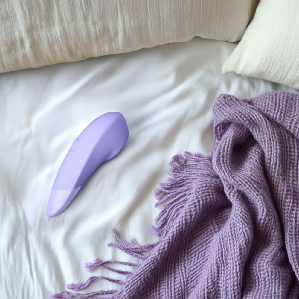 Клиторальный стимулятор 2 в 1 Womanizer Enhance Lilac вакуумная стимуляция и вибрация, лиловый фото №25 — секс игрушки: Украина, NO TABOO