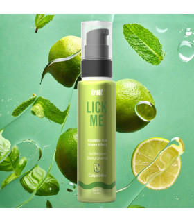 Съедобный лубрикант с эффектом тепла INTT Lick Me Caipirinha со вкусом лайма, 50 мл - No Taboo