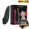 Бесконтактный стимулятор клитора Womanizer Marilyn Monroe Special Edition, черный мрамор фото №1 — секс игрушки: Украина, NO TABOO
