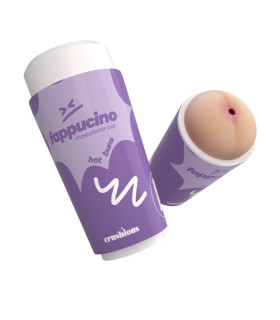 Мастурбатор-анус Crushious Fappucino портативный, бежевый, 16 х 7 см - No Taboo