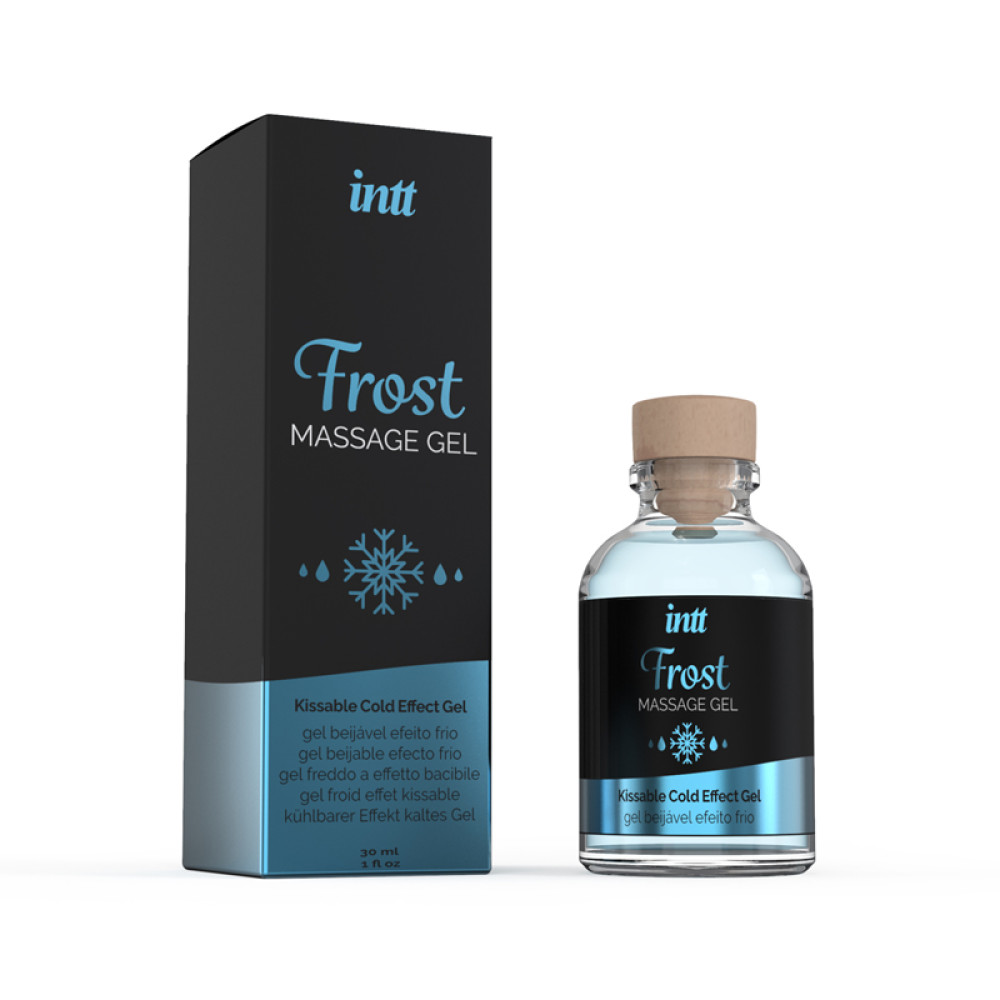 Массажный гель Intt Frost, 30 мл, со вкусом мяты и охлаждающим эффектом, фото №0 — секс шоп Украина, NO TABOO