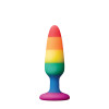 Анальная пробка Dream Toys разноцветная, 11 см х 2.9 см фото №1 — секс игрушки: Украина, NO TABOO