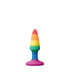 Анальная пробка Dream Toys разноцветная, 9 см х 2.5 см - No Taboo