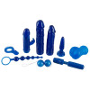 Набір секс-іграшок Couples Toy Set, 9 предметів, синій фото №1 — секс іграшки: Україна, NO TABOO