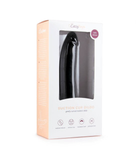 Фаллоимитатор реалистичный на присоске Easytoys черный, 21 х 3.4 см - No Taboo