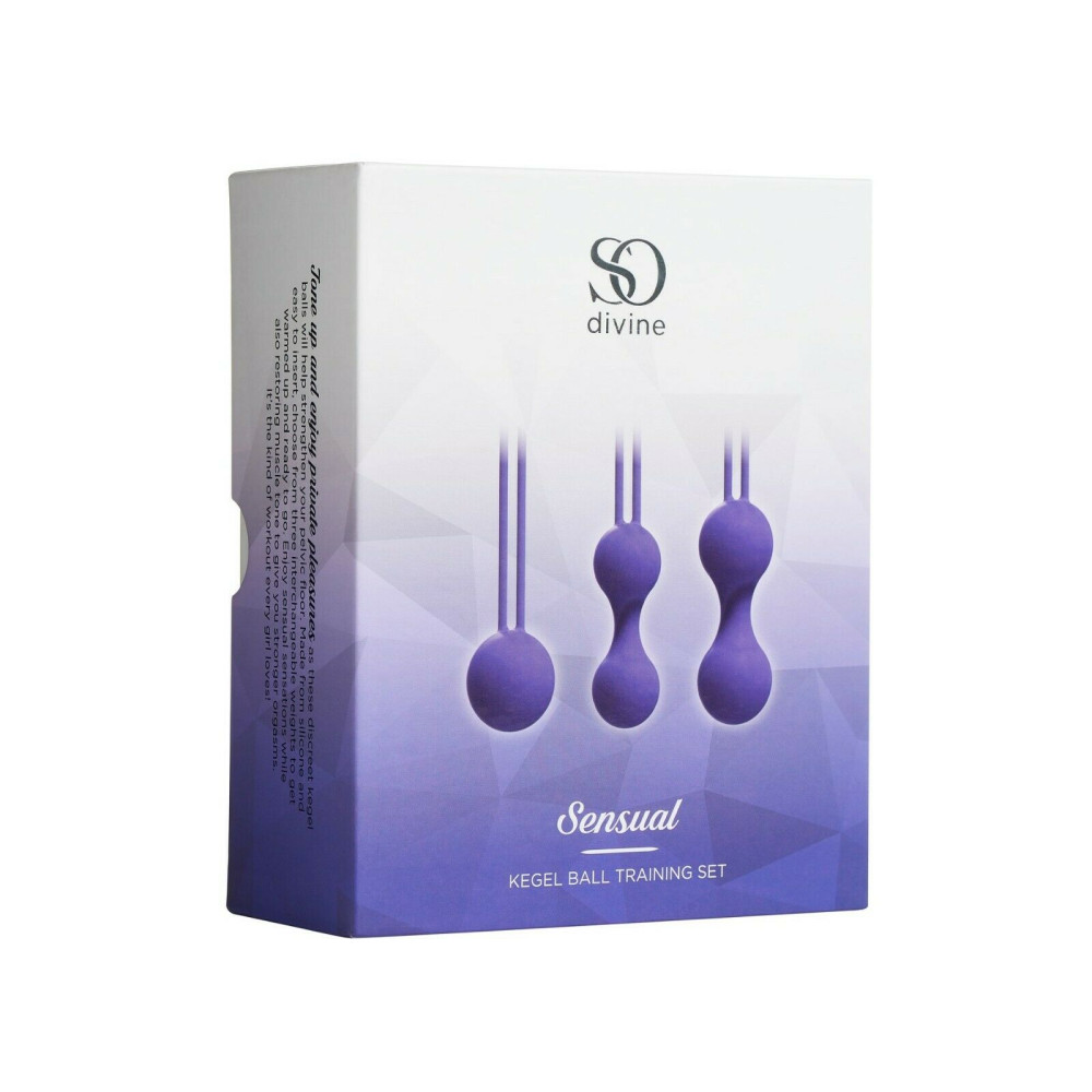 Набір вагінальних кульок Кегеля Sensual Kegel Balls So Divine фото №5 — секс іграшки: Україна, NO TABOO