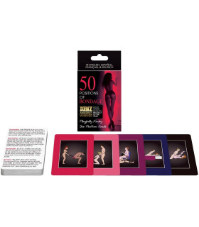 Секс-карты 50 позиций доминирования POSITIONS OF BONDAGE - No Taboo