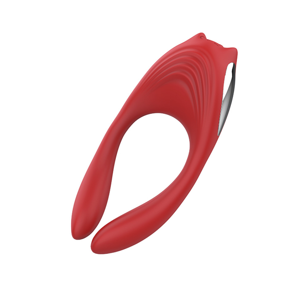 Вибратор для пар Dream Toys Red Revolution с пультом, красный, 12 х 5.3 см фото №4 — секс игрушки: Украина, NO TABOO