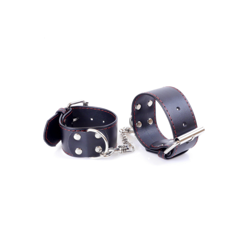 Наручники Fetish Boss Series Handcuffs Red Lline 4 cm , фото №0 — секс шоп Украина, NO TABOO