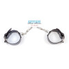 Наручники Fetish Boss Series Handcuffs Red Lline 4 cm , фото №2 — секс шоп Украина, NO TABOO