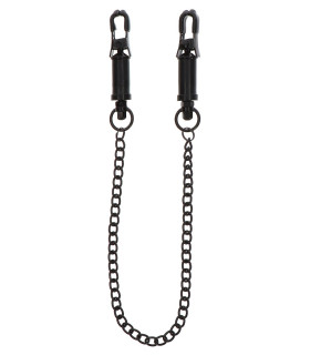 Затискачі на соски Heavy Duty Adjustable Clamps чорні 52 см - No Taboo