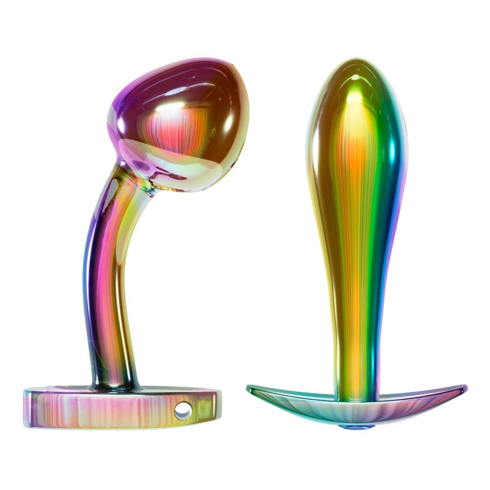 Набор Анальных пробок Anos Metal Butt Plug Set Rainb 2 шт. фото №0 — секс игрушки: Украина, NO TABOO