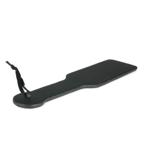 Паддл Easytoys из экокожи, черный, 32.5 см - No Taboo