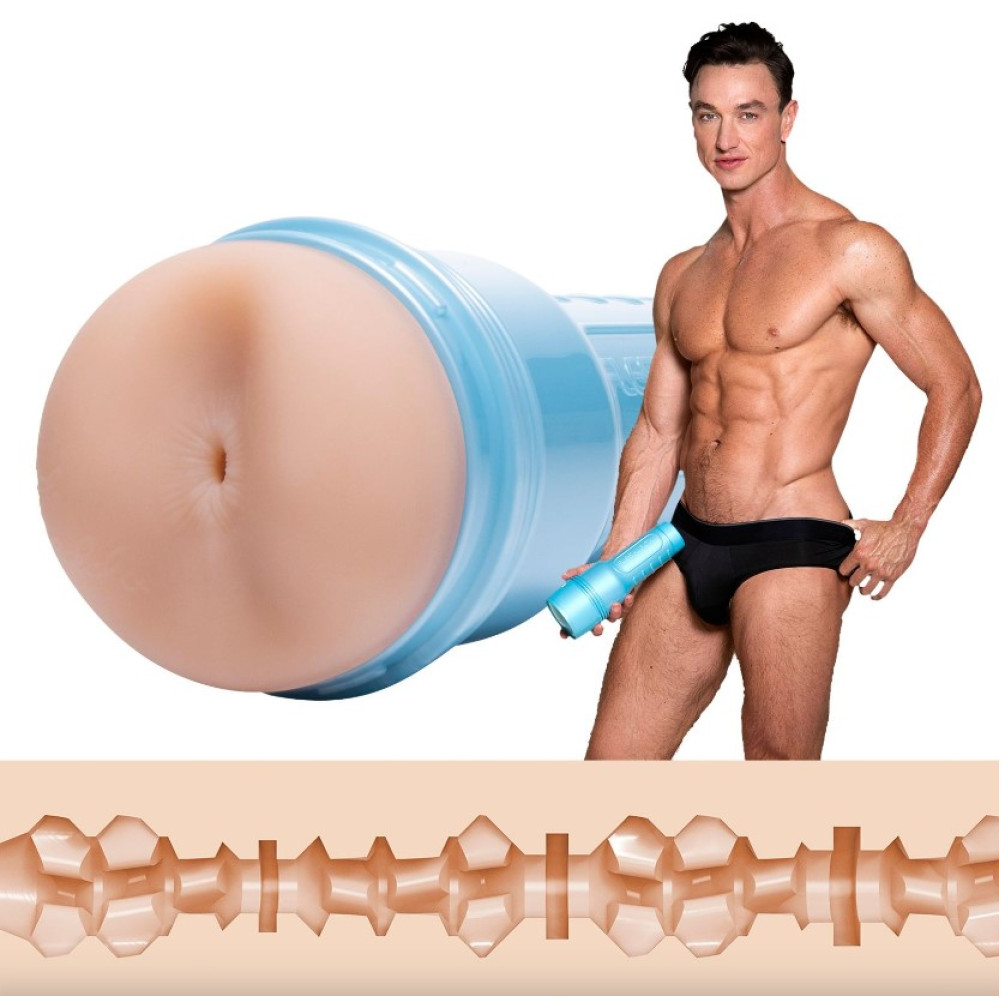 Маструбатор анус из киберкожи в колбе FleshLight Fleshjack Boys Cade Maddox, бежевый, 24.8 см фото №0 — секс игрушки: Украина, NO TABOO
