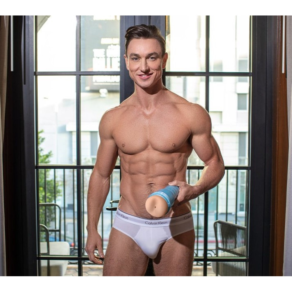 Маструбатор анус из киберкожи в колбе FleshLight Fleshjack Boys Cade Maddox, бежевый, 24.8 см фото №10 — секс игрушки: Украина, NO TABOO