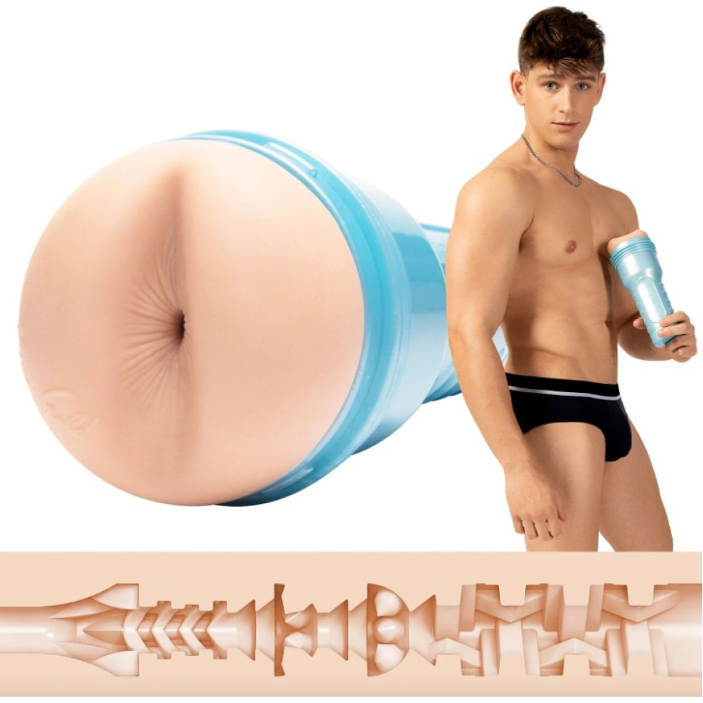 Маструбатор анус, киберкожа в колбе, Fleshjack Boys Reno Gold Golden Boy Signature Butt, бежевый фото №0 — секс игрушки: Украина, NO TABOO