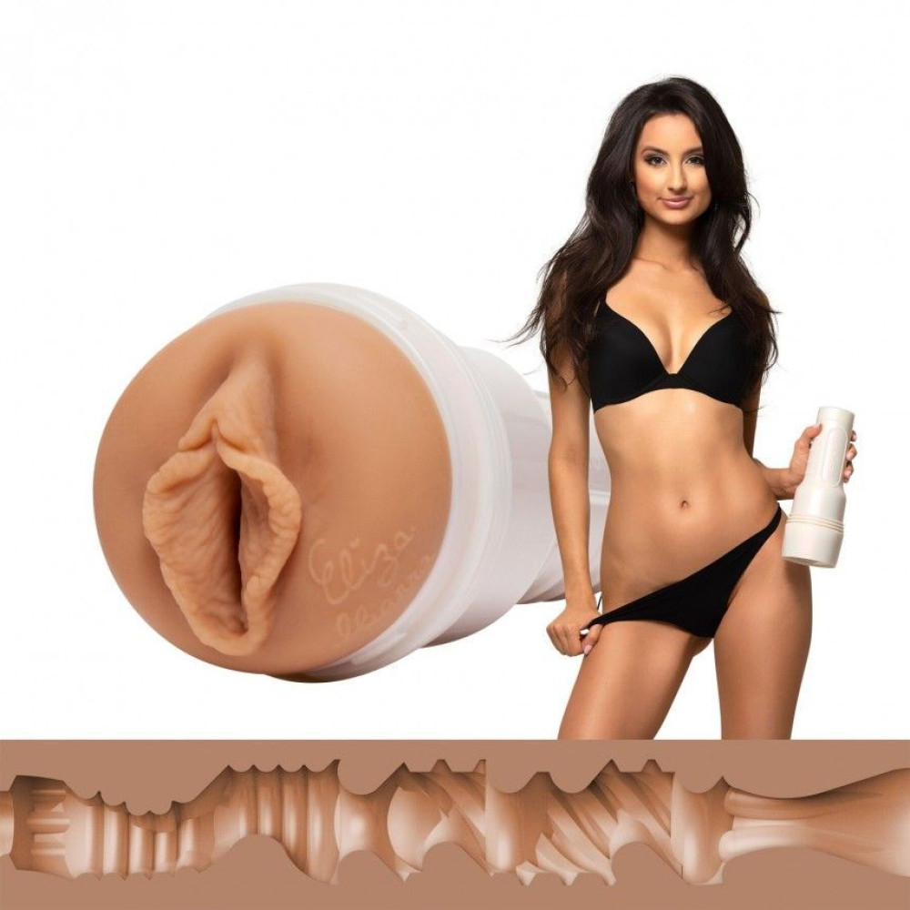 Мастурбатор вагина из киберкожи в колбе Fleshlight Girls Eliza Ibarra Ethereal, бежевый, 24.8 см фото №0 — секс игрушки: Украина, NO TABOO