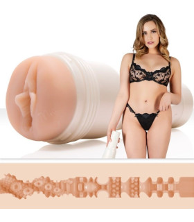 Мастурбатор вагина из киберкожи в колбе Fleshlight Girls Mia Malkova Lvl Up, бежевый, 24.8 см - No Taboo
