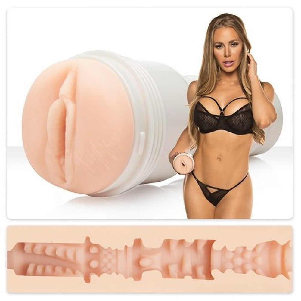 Мастурбатор вагина из киберкожи в колбе Fleshlight Girls Nicole Aniston Fit, бежевый, 24.8 см фото №0 — секс игрушки: Украина, NO TABOO