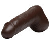 Фаллоимитатор реалистичный силиконовый Fleshjack Boys Max Konnor Dildo, черный, 24 см х 4.9 см фото №3 — секс игрушки: Украина, NO TABOO