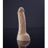 Фалоімітатор реалістичний з силікону Fleshjack Boys Brent Everett Dildo, бежевий, 21 х 4.5 см фото №5 — секс іграшки: Україна, NO TABOO