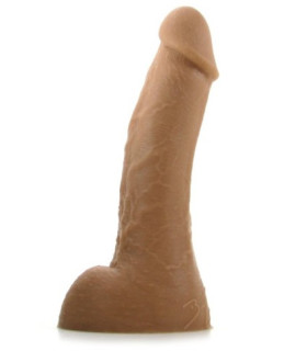 Фаллоимитатор реалистичный из силикона Fleshjack Boys Brent Everett Dildo, бежевый, 21 х 4.5 см - No Taboo