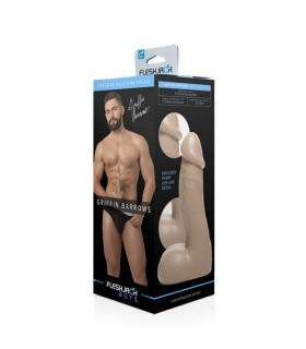 Фаллоимитатор реалистичный силиконовый Fleshjack Boys Griffin Barrows Dildo, бежевый, 17.8 см х 4.5 см - No Taboo