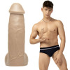 Фаллоимитатор реалистичный из силикона Fleshjack Boys Reno Gold Dildo, бежевый, 17.8 см х 4.6 см фото №1 — секс игрушки: Украина, NO TABOO