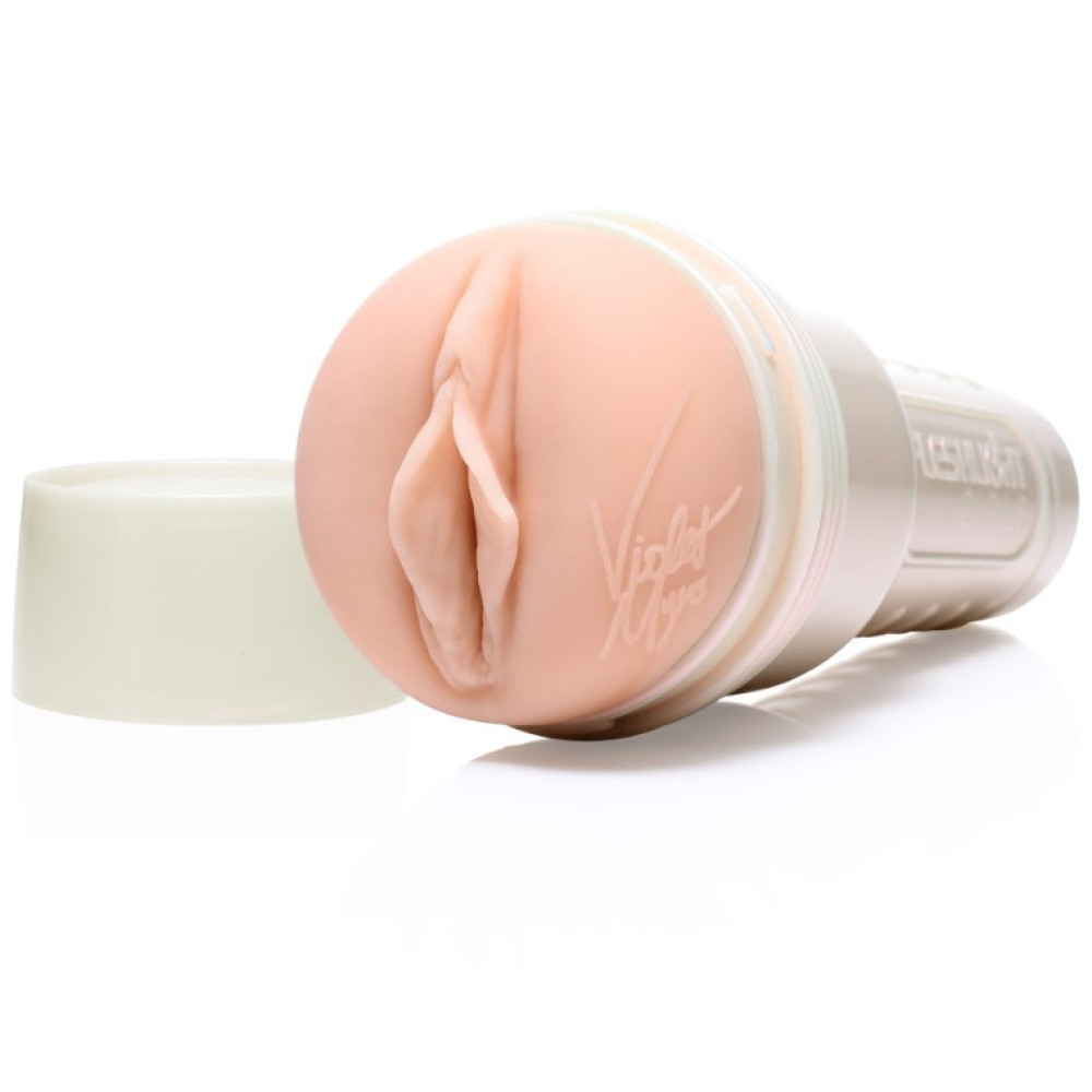 Мастурбатор вагина из киберкожи в колбе Fleshlight Girls Violet Myers Waifu, бежевый, 24.8 см фото №3 — секс игрушки: Украина, NO TABOO