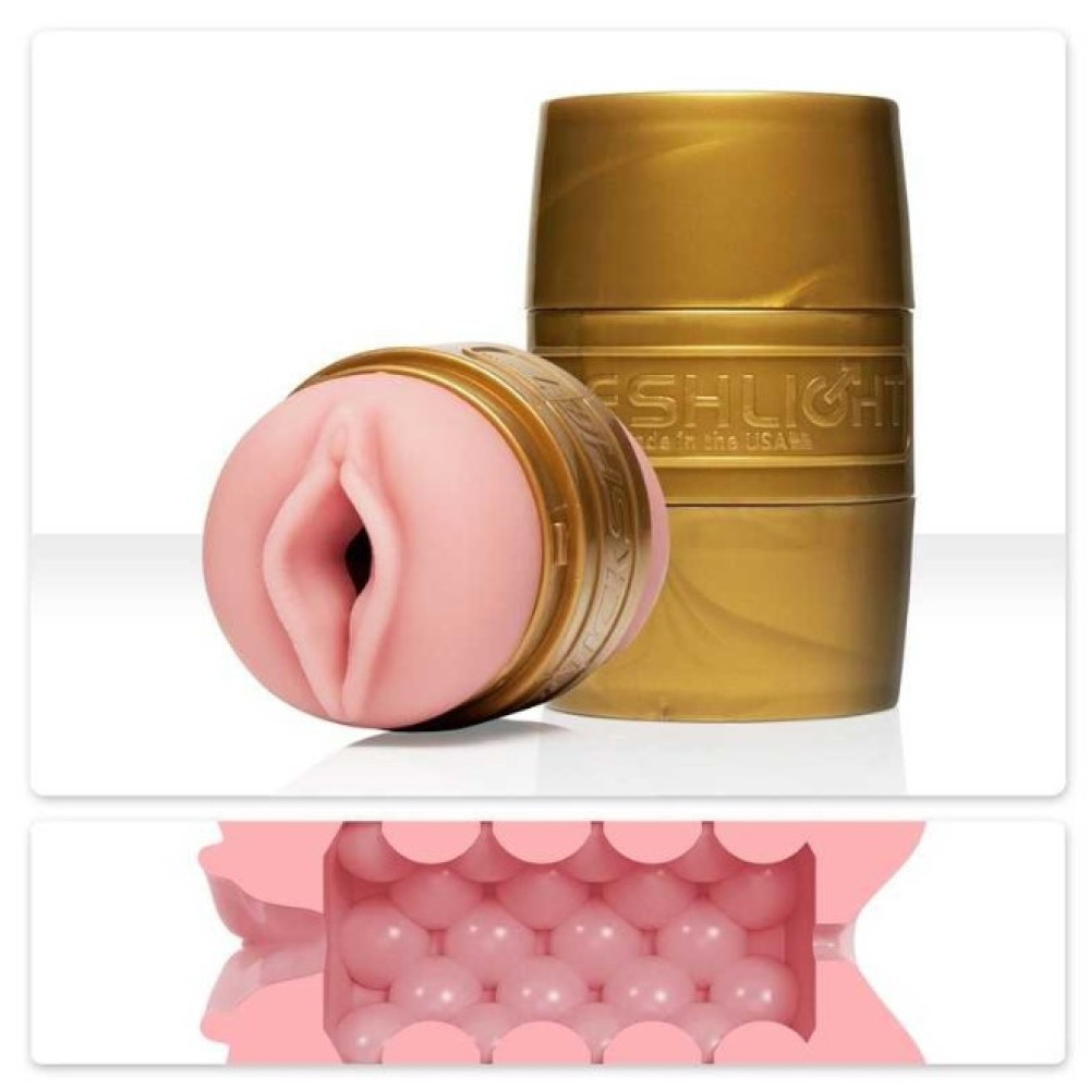 Мастурбатор двойной вагина/анус из киберкожи в колбе Fleshlight Quickshot Stamina Training Unit, бежевый, 11.2 см фото №3 — секс игрушки: Украина, NO TABOO