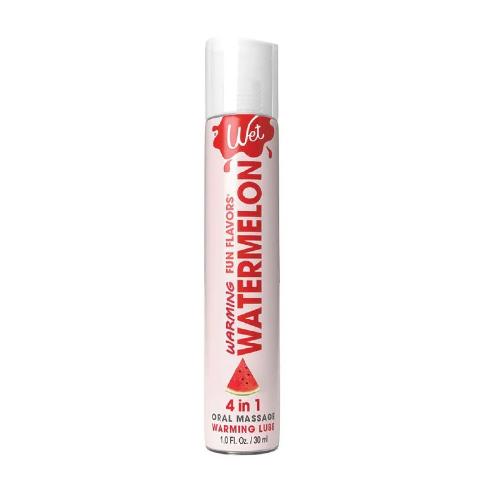Лубрикант оральный Wet Warming Watermelon 30 мл на водной основе с разогревом со вкусом арбуза, фото №0 — секс шоп Украина, NO TABOO