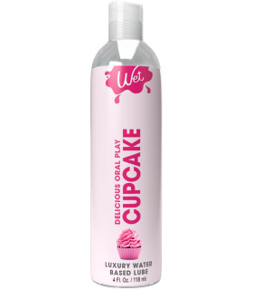 Лубрикант оральный Wet Oral Play Cupcake 118 мл на водной основе со вкусом капкейка - No Taboo