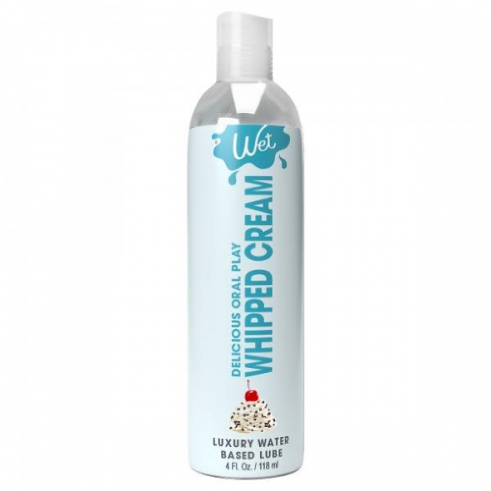 Лубрикант оральный WetWhipped Cream 118 мл на водной основе со вкусом сливок, фото №0 — секс шоп Украина, NO TABOO